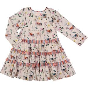 Pink Chicken Llama Dress 8